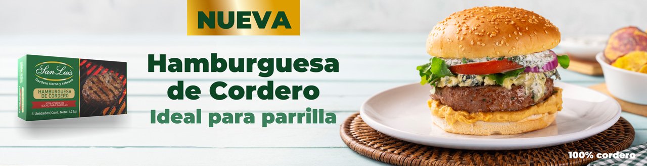 hamburguesa de cordero